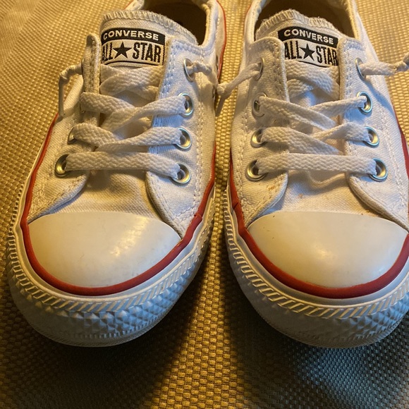 White Converse All Star Chucks-7 - Picture 9 of 14